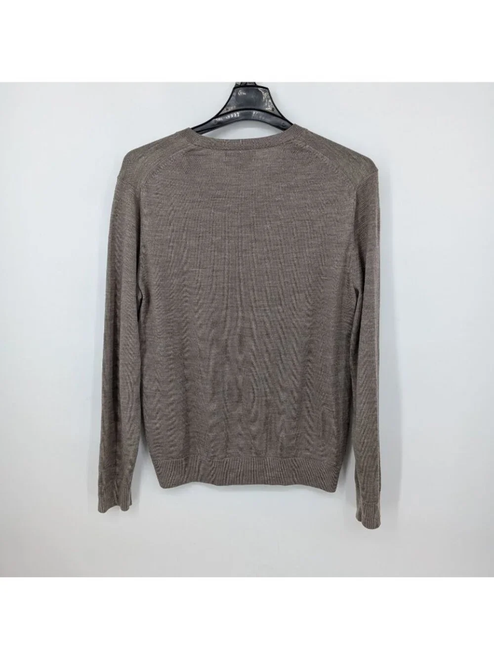 Banana Republic Merino Wool V Neck Sweater Minimalist Neutral Office‎ Men Large
